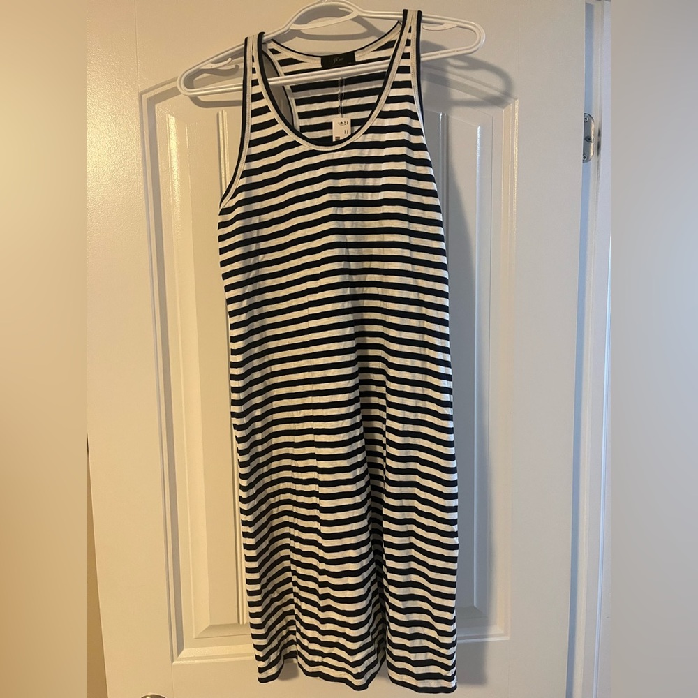 NWT J Crew striped dress.